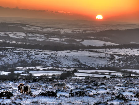 Dartmoor in the winter